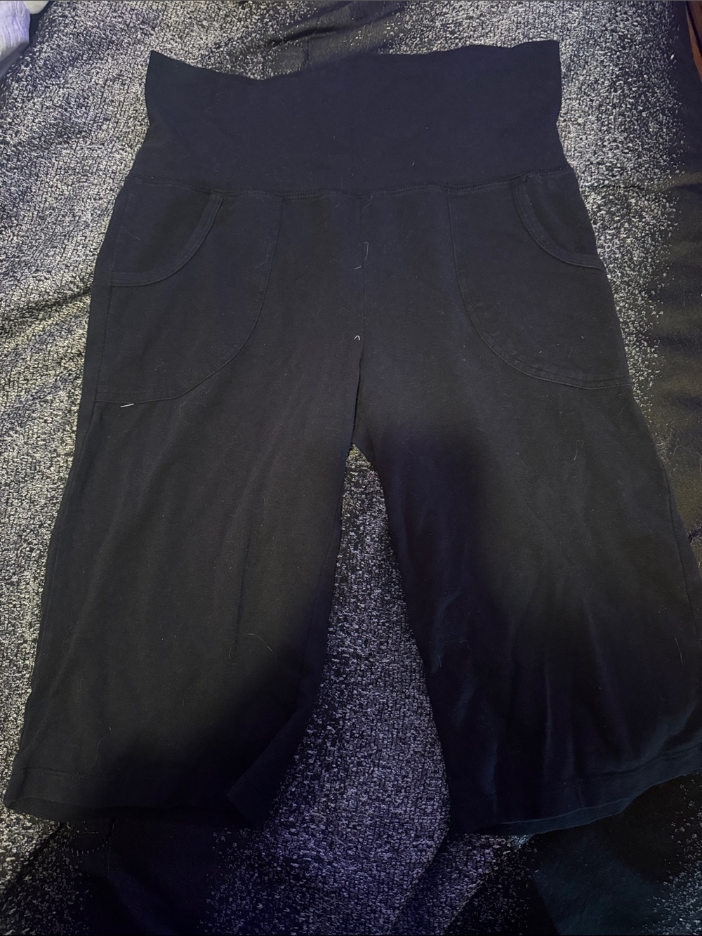 Black Girls' High-Waist Lounge Shorts